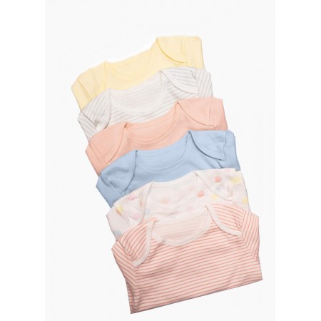 Комплект из 6 боди с коротким рукавом №1